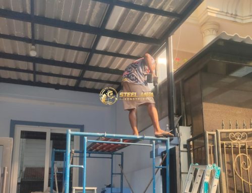 Kanopi Teras Rumah Minimalis | Steel Jaya Konstruksi